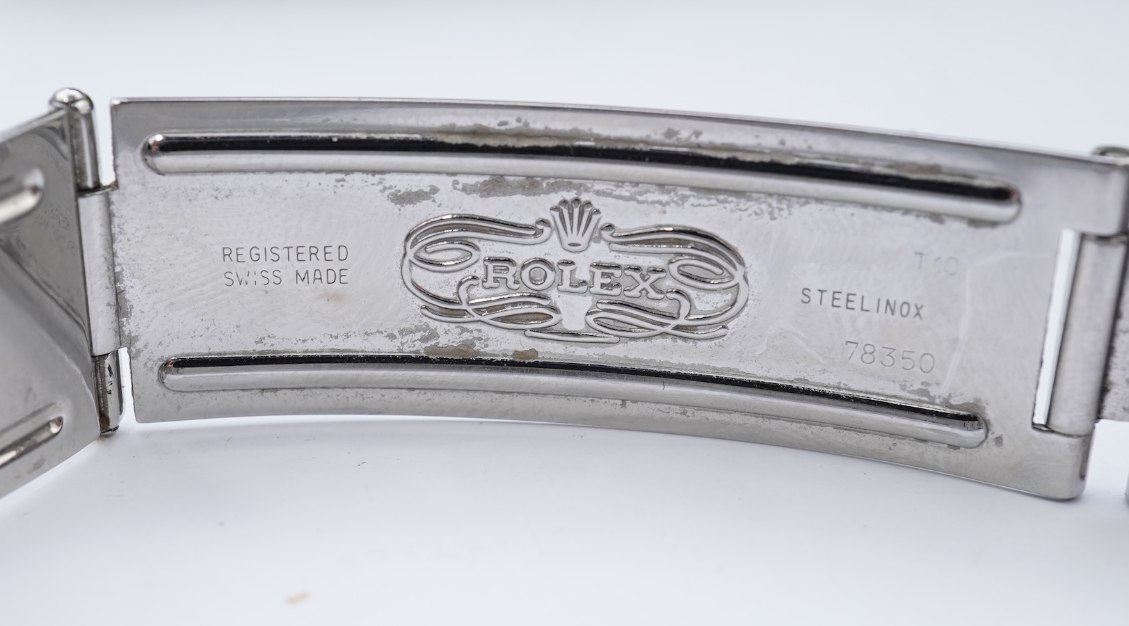 A gentleman 1990's stainless steel Rolex Oyster Perpetual Date wrist watch